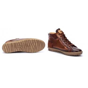 Botines para mujer Pikolinos 901-8772C1 Lagos CAOBA