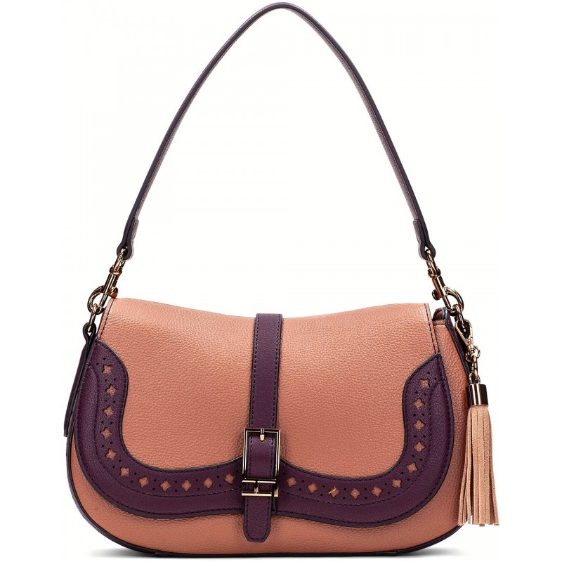 Bolso de hombro HISPANITAS BI243536 ALMOND_C002