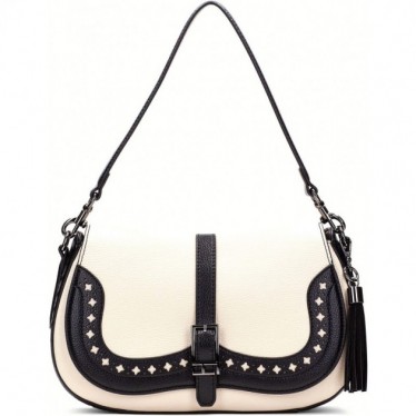 Bolso de hombro HISPANITAS BI243536 MILK_C003
