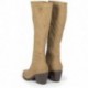 Botas altas aterciopeladas GIOSEPPO GALANTA 73210 TAUPE