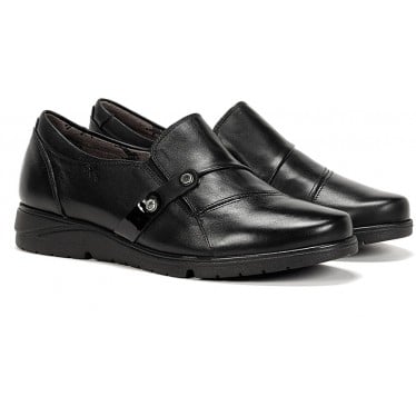 Mocasines para mujer Fluchos F1567 Styll NEGRO