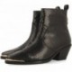 Botines de piel estilo cowboy GIOSEPPO SMYRNA 73230 NEGRO