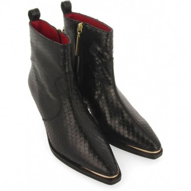Botines de piel estilo cowboy GIOSEPPO SMYRNA 73230 NEGRO