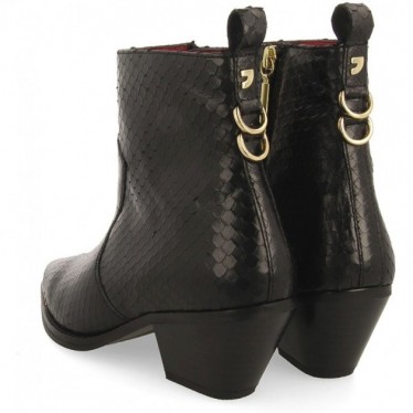 Botines de piel estilo cowboy GIOSEPPO SMYRNA 73230 NEGRO