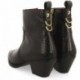 Botines de piel estilo cowboy GIOSEPPO SMYRNA 73230 NEGRO