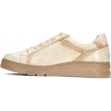 Deportivas para mujer de FLUCHOS f1666 pompas CALF_BEIG