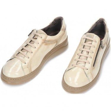 Deportivas para mujer de FLUCHOS f1666 pompas CALF_BEIG