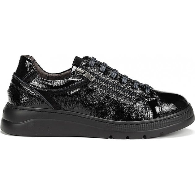 Deportivas para mujer de FLUCHOS f1666 pompas NEGRO Deportivas para mujer de FLUCHOS f1666 pompas NEGRO