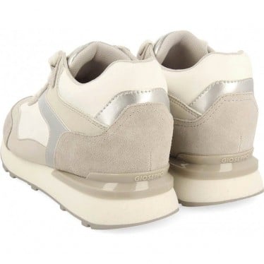 Sneakers metalizadas GIOSEPPO CASTILE 73448 PLATA