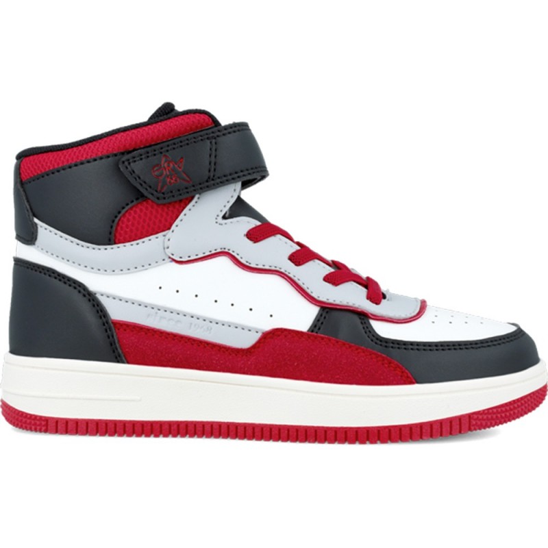 Botines deportivos para niño GARVALIN 241521 BLANCO_NEGRO_B051