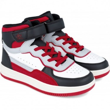 Botines deportivos para niño GARVALIN 241521 BLANCO_NEGRO_B051