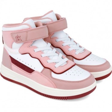 Botines deportivos para niña GARVALIN 241521G BLANCO_ROSA_D113