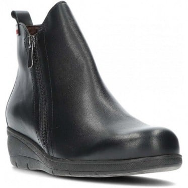 Botines para mujer Pepe Menargues 20632 Cremallera NEGRO