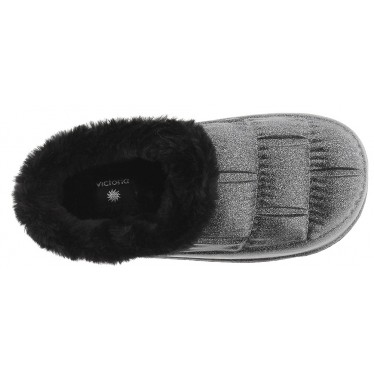 Zapatillas Victoria 1402101 Nube Glitter NEGRO