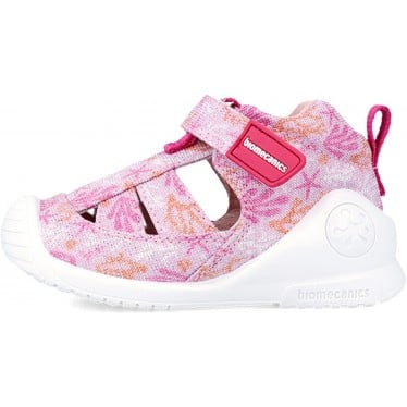 SANDALIA BIOMECANICS LONA ESTAMPADO 242181-A LILA