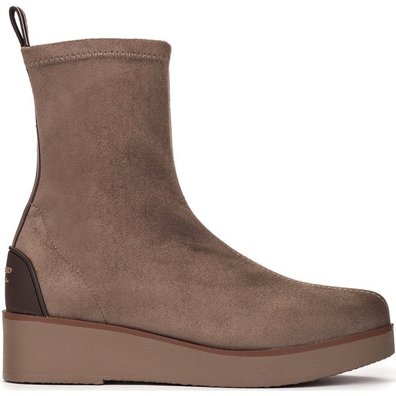 Bota para mujer de PEDRO MIRALLES 26425 ante strech TAUPE
