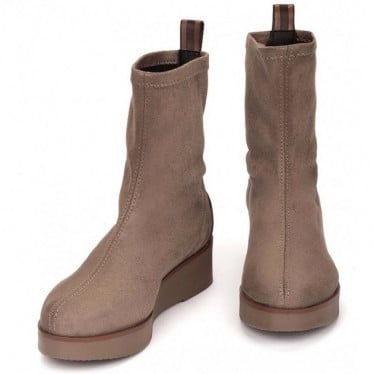 Bota para mujer de PEDRO MIRALLES 26425 ante strech TAUPE