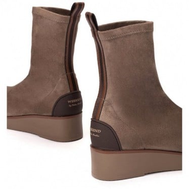 Bota para mujer de PEDRO MIRALLES 26425 ante strech TAUPE