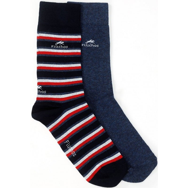 CALCETINES LARGOS FLUCHOS CA0009 NAVY_RED
