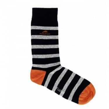 CALCETINES LARGOS FLUCHOS CA0009 NAVY_RAYAS