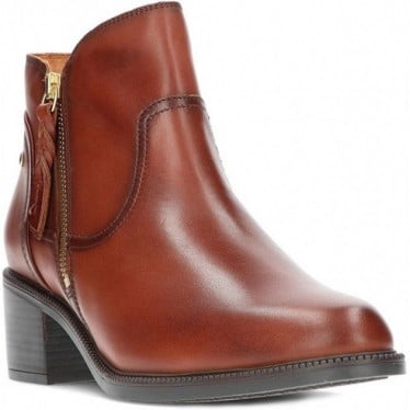 Botines para mujer de PIKOLINOS W2D8674 bacarot COGNAC