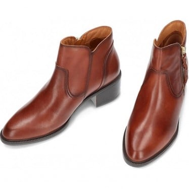 Botines para mujer de PIKOLINOS W2D8674 bacarot COGNAC