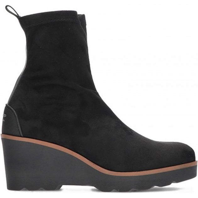 Bota para mujer PEDRO MIRALLES 26475 ante strech NEGRO Bota para mujer PEDRO MIRALLES 26475 ante strech NEGRO