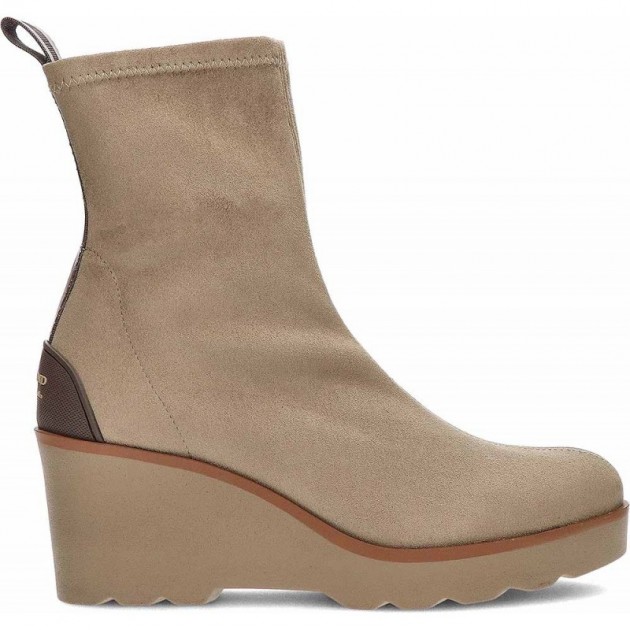 Bota para mujer PEDRO MIRALLES 26475 ante strech TAUPE Bota para mujer PEDRO MIRALLES 26475 ante strech TAUPE