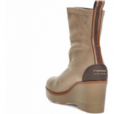 Bota para mujer PEDRO MIRALLES 26475 ante strech TAUPE