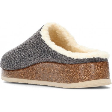 Pantuflas para hombre de NORDIKAS 2255 polar ALASKA_PLOMO