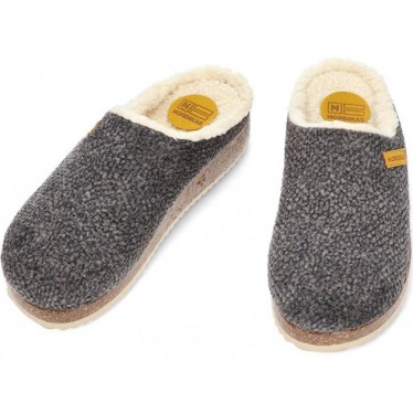 Pantuflas para hombre de NORDIKAS 2255 polar ALASKA_PLOMO