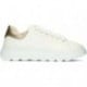 Zapatillas deportivas para niña GEOX Puffypop J55MRA WHITE_PLATINUM
