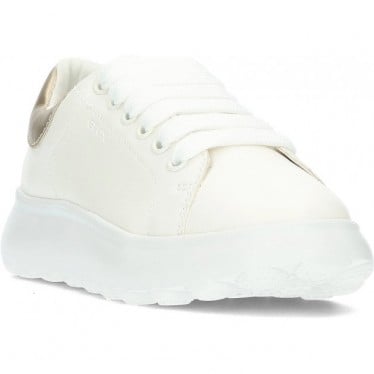 Zapatillas deportivas para niña GEOX Puffypop J55MRA WHITE_PLATINUM