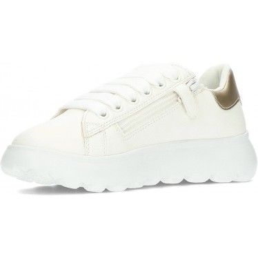 Zapatillas deportivas para niña GEOX Puffypop J55MRA WHITE_PLATINUM