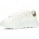 Zapatillas deportivas para niña GEOX Puffypop J55MRA WHITE_PLATINUM