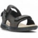 Sandalia para hombre GEOX Spherica U55ELB DK_COFFEE