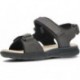 Sandalia para hombre GEOX Spherica U55ELB DK_COFFEE