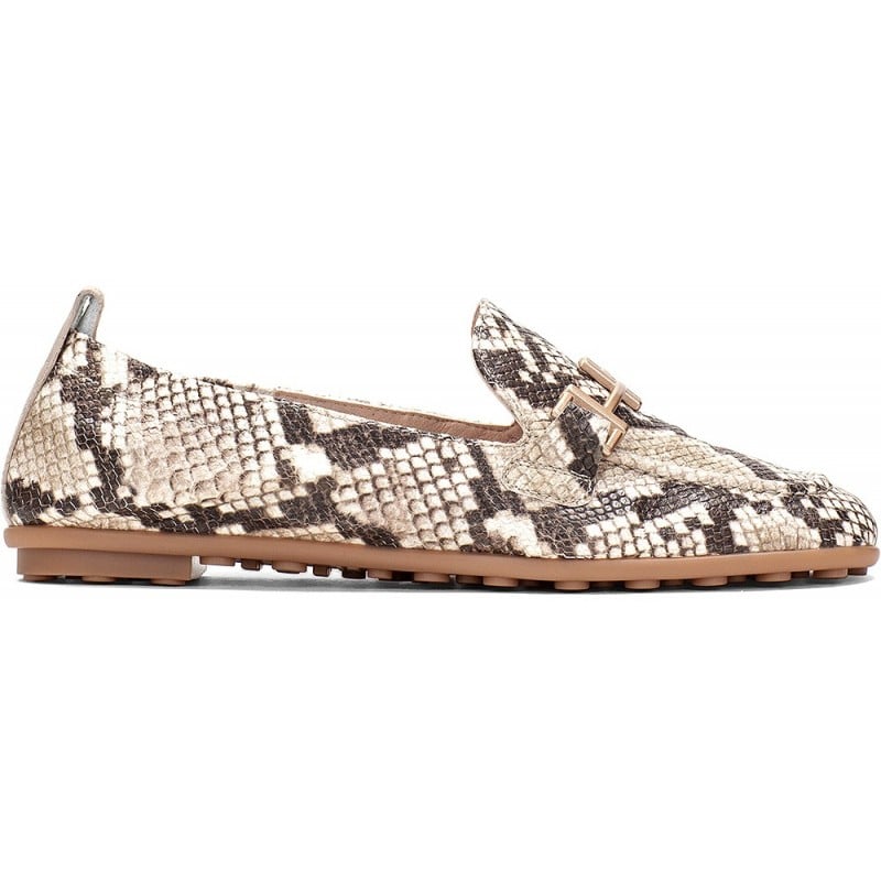 Mocasines para mujer Hispanitas HV254027 Bombay SNAKE_TAUPE_C003