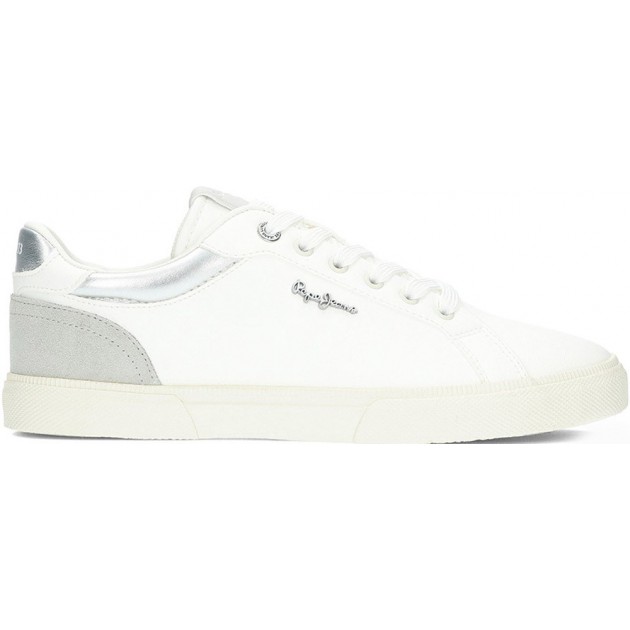 Deportivas para mujer de PEPE JEANS Kenton court modelo pls31588 SILVER Deportivas para mujer de PEPE JEANS Kenton court modelo pls31588 SILVER