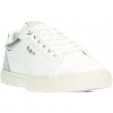 Deportivas para mujer de PEPE JEANS Kenton court modelo pls31588 SILVER