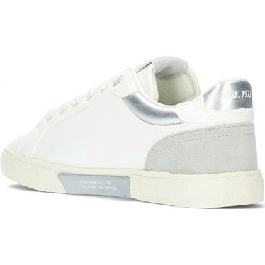 Deportivas para mujer de PEPE JEANS Kenton court modelo pls31588 SILVER