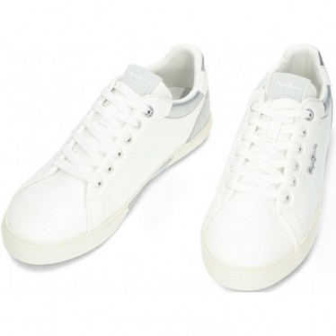 Deportivas para mujer de PEPE JEANS Kenton court modelo pls31588 SILVER