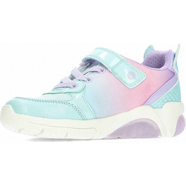 Zapatillas con luz para niña GEOX Fadinlight J55M4B WATERSEA_LILAC