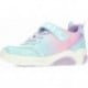 Zapatillas con luz para niña GEOX Fadinlight J55M4B WATERSEA_LILAC