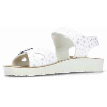 Sandalia para niña con hebilla GEOX Costarei J15EAB WHITE