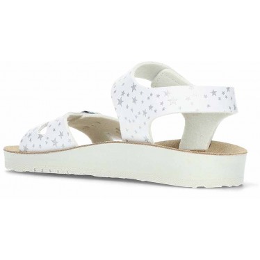 Sandalia para niña con hebilla GEOX Costarei J15EAB WHITE