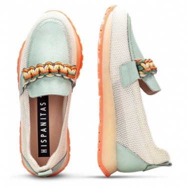 Mocasines para mujer Hispanitas HV253948 Kansas EUCALIPTO_C004