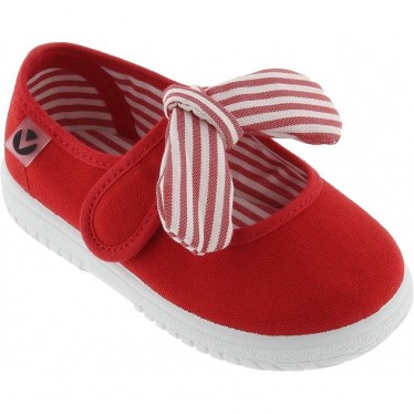 MERCEDITA VICTORIA OJALA 105110 LAZO RAYAS ROJO