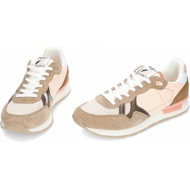 Deportivas para mujer Pepe Jeans Brit Camp PLS40038 CAMEL_BEIGE