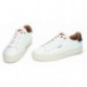 Zapatillas de piel para hombre Pepe Jeans PMS30930 WHITE